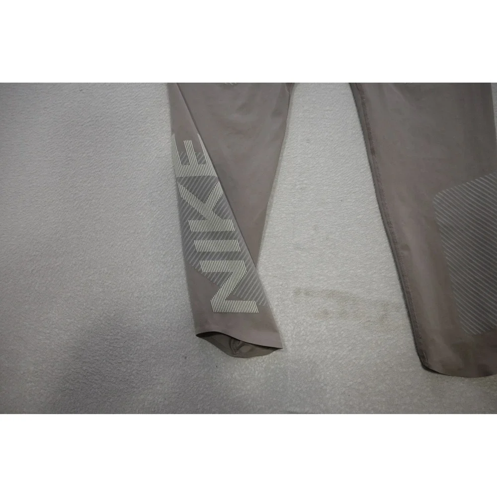 Nike Pro Leggings Womens XL Taupe Graphic Compression Athletic Excellent